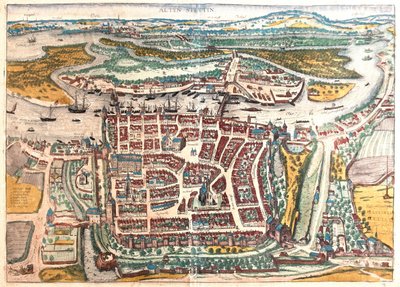 Szczecin, Polen - i "Civitates Orbis Terrarum" av Georg Braun, Köln 1617 av Georg Braun