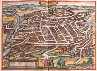 Vilnius, Litauen - i "Civitates Orbis Terrarum" av Georg Braun, Köln 1617 av Georg Braun