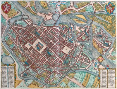 Wroclaw, Polen - i "Civitates Orbis Terrarum" av Georg Braun, Köln 1617 av Georg Braun