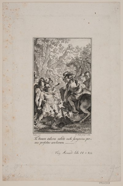 Illustration till Vergilius Aeneid av Georg Christian Schule