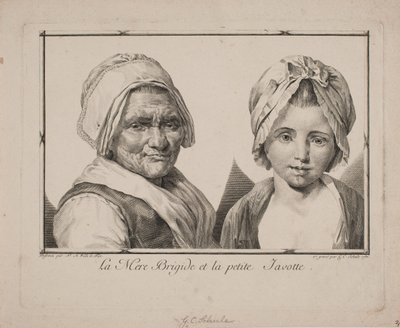 Moder Brigide och lilla Javotte av Georg Christian Schule