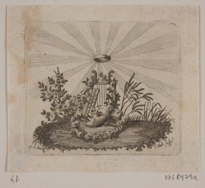 Vinjett för J. H. Wessels "Alla skrifter" av Georg Christian Schule