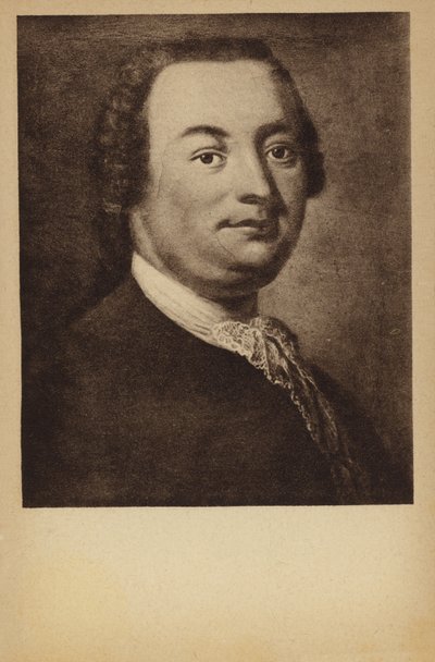 Johann Christian Bach, tysk kompositör från den klassiska eran (1735-1782) av Georg David Matthieu