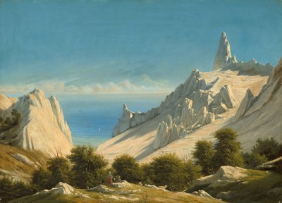 Utsikt över Sommerspiret, Møns klippor av Georg Emil Libert