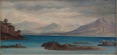 Utsikt över Neapelbukten av Georg Friedrich August Lucas