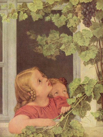 Tyska: Kinder am Fenster Barn vid fönstret av Georg Friedrich Kersting