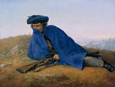 Tyska: Auf Vorposten On Outpost av Georg Friedrich Kersting