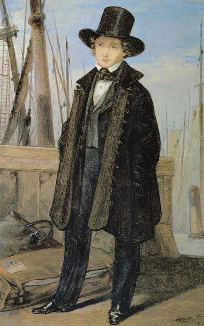 Richard Kersting före avresan till Riga av Georg Friedrich Kersting