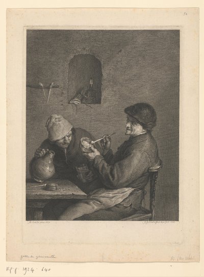 Rökare och dricker av Georg Friedrich Schmidt