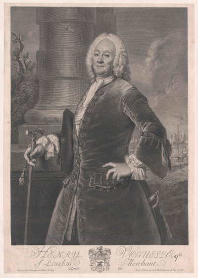 Handelsman i London Henry Voguell av Georg Friedrich Schmidt