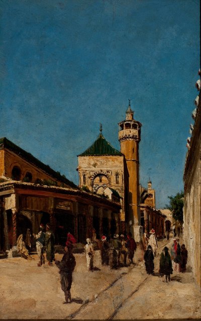 Gata i Tunis av Georg Grimm