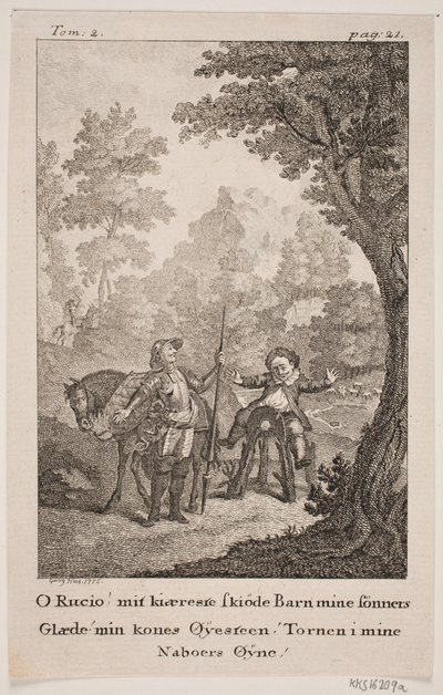 Illustration till Don Quijote av Georg Haas