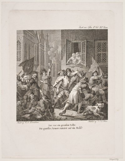 Illustration till Holbergs komedier av Georg Haas