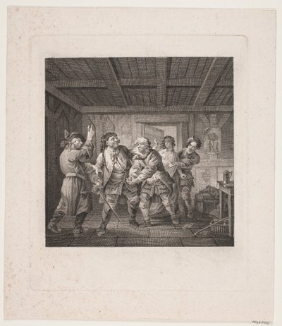 Illustration till Holbergs komedier av Georg Haas