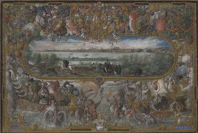 Utsikt över Sevilla, 1573 av Georg Hoefnagel