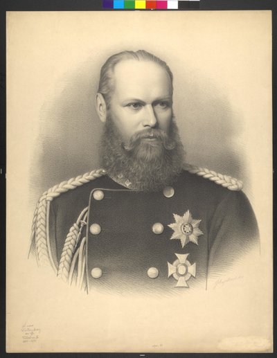 Kung av Württemberg Vilhelm II av Georg Ludwig Engelbach Engelbach