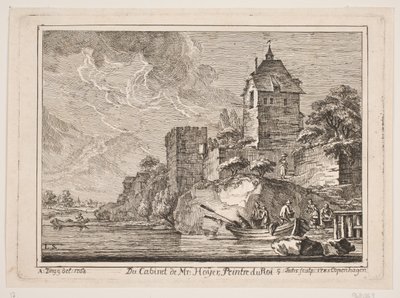 Ett gammalt slott av Georg Mathias Fuchs
