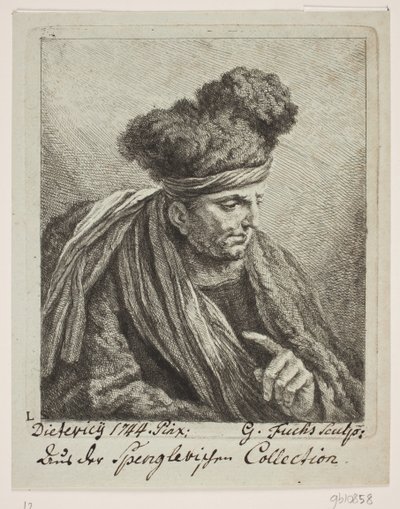 En man med turban av Georg Mathias Fuchs