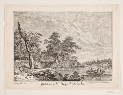 Flodparti av Georg Mathias Fuchs