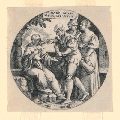 Kristus i trädgården av Georg Pencz