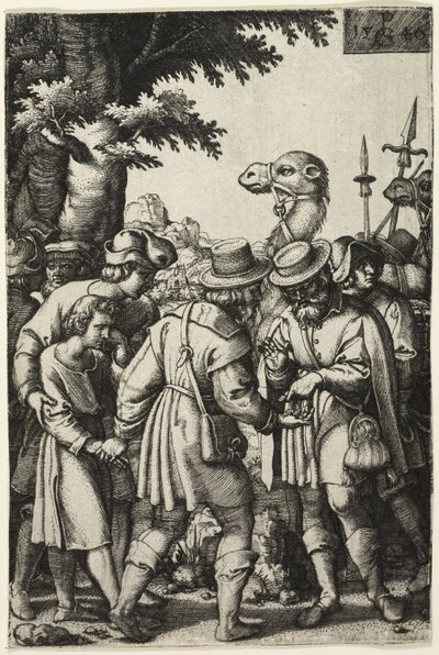 Joseph såld av sina bröder av Georg Pencz