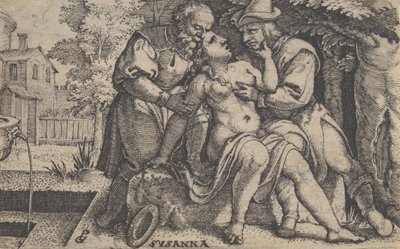 Susanna och de äldre. av Georg Pencz