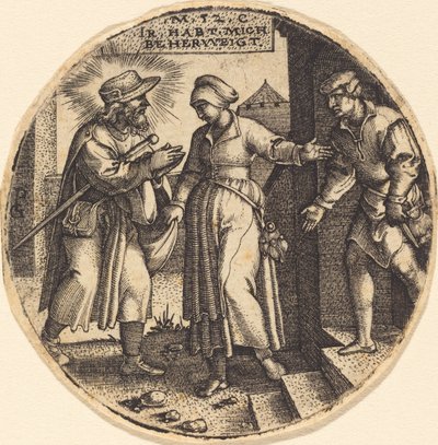 Att hysa pilgrimerna av Georg Pencz