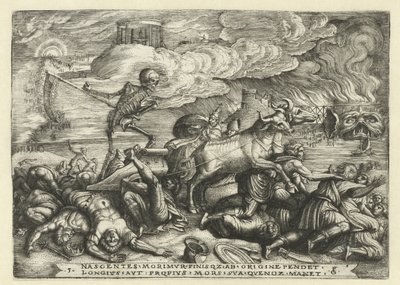 Dödens triumf Six Triumphs of Petrarch (serietitel) av Georg Pencz