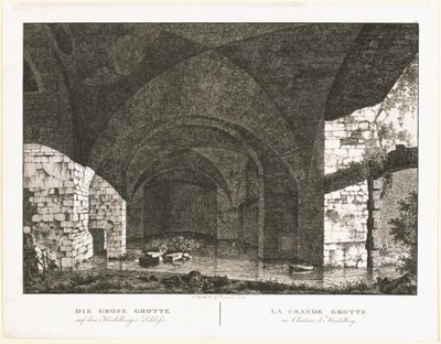 Den stora grottan vid Heidelbergs slott av Georg Primavesi, after Peter Speeth