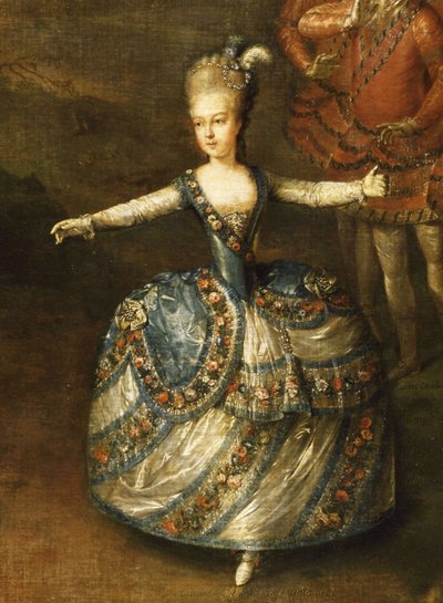 Fête anordnad för att fira kejsar Joseph II:s bröllop med prinsessan Marie-Josèphe av Bavar av Johann Georg Weikert
