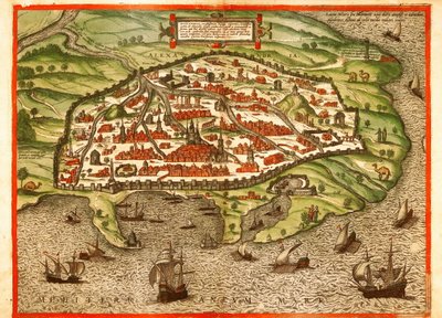 Alexandria, Ägypten von Georg and Hogenberg Franz (1535-90) Braun