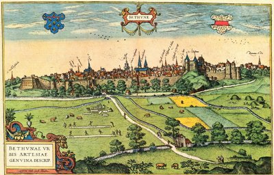 Bethune av Georg and Hogenberg Franz (1535 90) Braun