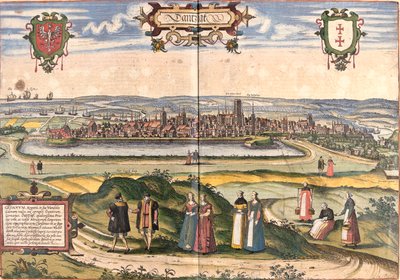 Danzig, Polen von Georg and Hogenberg Franz (1535-90) Braun