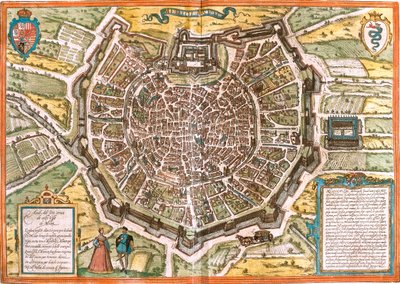 Mailand, Italien von Georg and Hogenberg Franz (1535-90) Braun