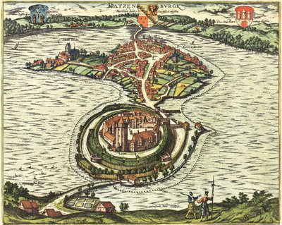 Ratzeburg, Deutschland von Georg and Hogenberg Franz (1535-90) Braun