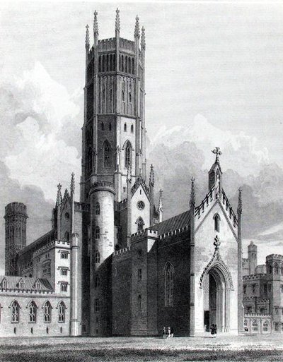Fonthill Abbey från nordväst, 
