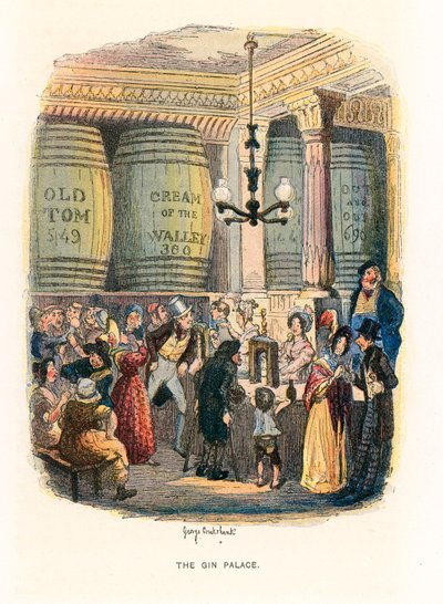 Illustration för hårda tider av George (after) Cruikshank