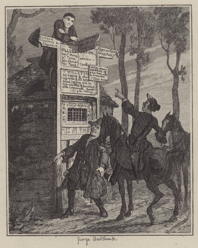 Illustration för Jack Sheppard (gravyr) av George (after) Cruikshank