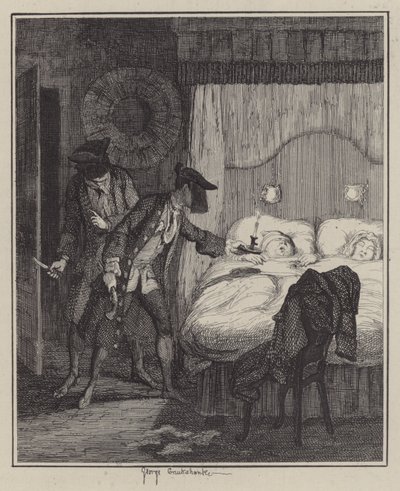 Illustration för Jack Sheppard (gravyr) av George (after) Cruikshank