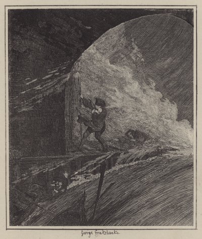 Illustration för Jack Sheppard (gravyr) av George (after) Cruikshank