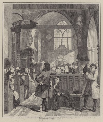Illustration för Jack Sheppard (gravyr) av George (after) Cruikshank