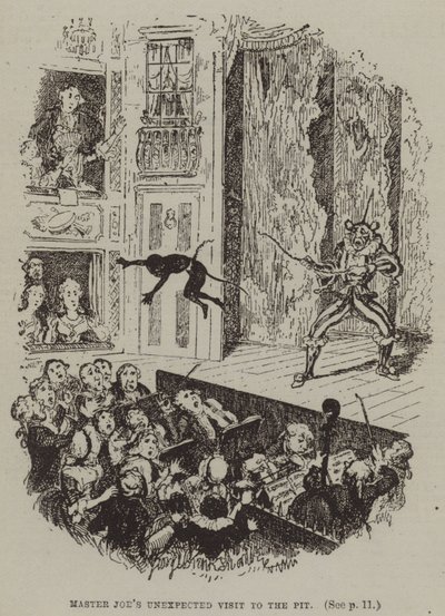 Mästare Joes oväntade besök i gropen (gravyr) av George (after) Cruikshank