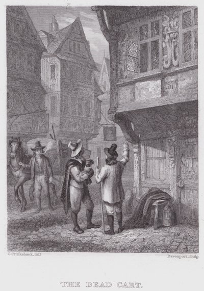 Den döda vagnen (gravyr) av George (after) Cruikshank
