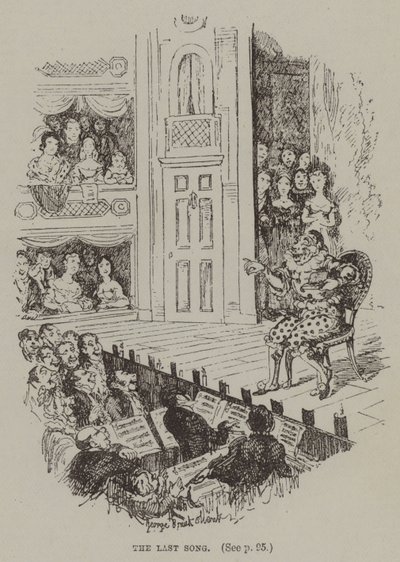 Den sista sången (gravyr) av George (after) Cruikshank