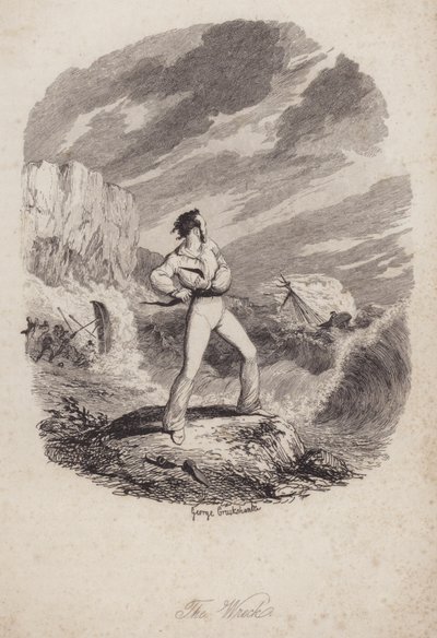 Vraket (gravyr) av George (after) Cruikshank