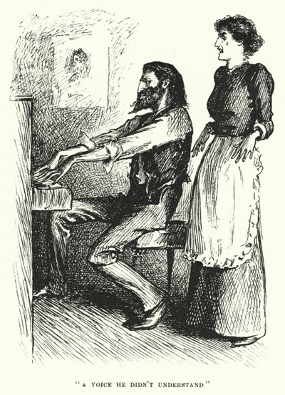 Illustration för Trilby av George du Maurier (gravyr) av George (after) Du Maurier