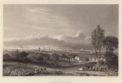Manchester (gravyr) av George (after) Pickering