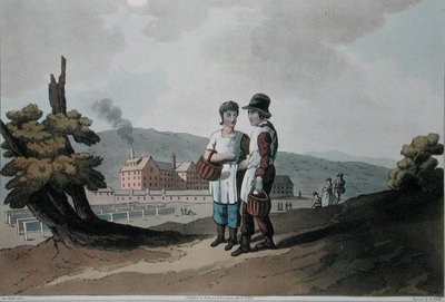 Factory Children, från `Costume of Yorkshire