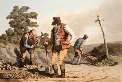 Stone Breakers, från `Costume of Yorkshire