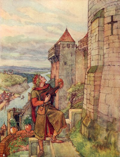 O Richard! O Mon Roi (färglitografi) av George 9th Earl of Carlisle Howard